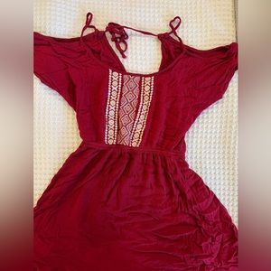 Maroon Dress
